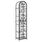 vidaXL Botellero para 73 botellas hierro forjado negro 45x36x200 cm vidaXL Botellero para 73 botellas hierro forjado negro 45x36x200 cm