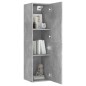 vidaXL Set de muebles de salón 6 pzas madera ingeniería gris hormigón vidaXL Set de muebles de salón 6 pzas madera ingeniería gris hormigón