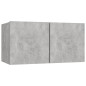 vidaXL Set de muebles de salón 6 pzas madera ingeniería gris hormigón vidaXL Set de muebles de salón 6 pzas madera ingeniería gris hormigón