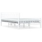 vidaXL Estructura de cama de metal blanco 140x200 cm vidaXL Estructura de cama de metal blanco 140x200 cm