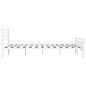 vidaXL Estructura de cama de metal blanco 140x200 cm vidaXL Estructura de cama de metal blanco 140x200 cm