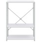 vidaXL Armario de microondas madera ingeniería blanco 60x39,6x79,5 cm