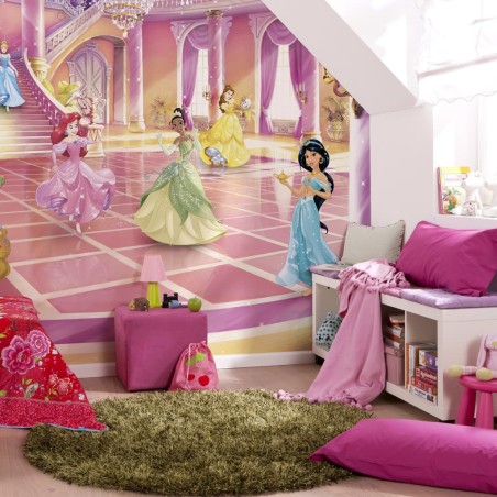 Komar Mural fotográfico Glitze Party Princess rosa 368x254 cm