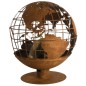 Esschert Design Brasero con forma de globo terráqueo