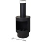 ProGarden Chimenea de metal 112 cm ProGarden Chimenea de metal 112 cm