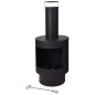 ProGarden Chimenea de metal 112 cm ProGarden Chimenea de metal 112 cm