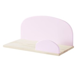 Vipack Estante de pared Kiddy madera rosa envejecido