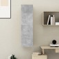 vidaXL Mueble de TV madera contrachapada gris hormigón 30,5x30x110 cm