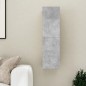 vidaXL Mueble de TV madera contrachapada gris hormigón 30,5x30x110 cm
