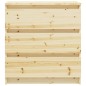 vidaXL Mesita de noche madera maciza de abeto 60x36x64 cm vidaXL Mesita de noche madera maciza de abeto 60x36x64 cm
