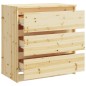 vidaXL Mesita de noche madera maciza de abeto 60x36x64 cm vidaXL Mesita de noche madera maciza de abeto 60x36x64 cm