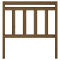 vidaXL Cabecero de cama madera maciza de pino marrón miel 81x4x100 cm vidaXL Cabecero de cama madera maciza de pino marrón miel 81x4x100 cm