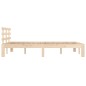 vidaXL Estructura de cama madera maciza 180x200 cm