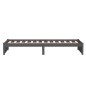vidaXL Estructura de cama individual madera maciza gris 90x190 cm vidaXL Estructura de cama individual madera maciza gris 90x190 cm
