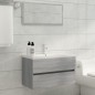 vidaXL Set de muebles de baño 2 pzas madera contrachapada gris sonoma vidaXL Set de muebles de baño 2 pzas madera contrachapada gris sonoma