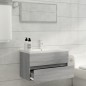 vidaXL Set de muebles de baño 2 pzas madera contrachapada gris sonoma vidaXL Set de muebles de baño 2 pzas madera contrachapada gris sonoma
