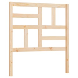 vidaXL Cabecero de cama madera maciza de pino 106x4x104 cm