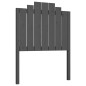 vidaXL Cabecero de cama madera maciza de pino gris 81x4x110 cm vidaXL Cabecero de cama madera maciza de pino gris 81x4x110 cm
