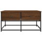 vidaXL Mesa de centro madera de ingeniería marrón roble 80x80x40 cm vidaXL Mesa de centro madera de ingeniería marrón roble 80x80x40 cm