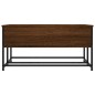 vidaXL Mesa de centro madera de ingeniería marrón roble 80x80x40 cm vidaXL Mesa de centro madera de ingeniería marrón roble 80x80x40 cm