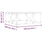 vidaXL Mesa de centro madera de ingeniería roble ahumado 100x100x40 cm vidaXL Mesa de centro madera de ingeniería roble ahumado 100x100x40 cm