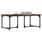 vidaXL Mesa de centro madera contrachapada roble ahumado 90x50x35 cm vidaXL Mesa de centro madera contrachapada roble ahumado 90x50x35 cm