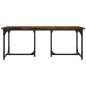vidaXL Mesa de centro madera contrachapada roble ahumado 90x50x35 cm vidaXL Mesa de centro madera contrachapada roble ahumado 90x50x35 cm