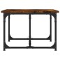 vidaXL Mesa de centro madera contrachapada roble ahumado 90x50x35 cm vidaXL Mesa de centro madera contrachapada roble ahumado 90x50x35 cm