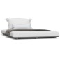 vidaXL Estructura de cama madera maciza de pino gris 150x200 cm