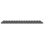 vidaXL Estructura de cama madera maciza de pino gris 150x200 cm