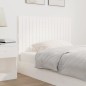 vidaXL Cabecero de cama de pared madera maciza pino blanco 108x3x60 cm