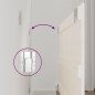 vidaXL Cabecero de cama de pared madera maciza pino blanco 108x3x60 cm