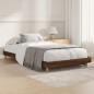 vidaXL Estructura de cama madera contrachapada marrón roble 90x190 cm vidaXL Estructura de cama madera contrachapada marrón roble 90x190 cm