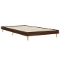 vidaXL Estructura de cama madera contrachapada marrón roble 90x190 cm vidaXL Estructura de cama madera contrachapada marrón roble 90x190 cm