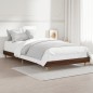 vidaXL Estructura de cama madera contrachapada marrón roble 90x190 cm vidaXL Estructura de cama madera contrachapada marrón roble 90x190 cm