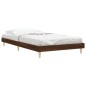vidaXL Estructura de cama madera contrachapada marrón roble 90x190 cm vidaXL Estructura de cama madera contrachapada marrón roble 90x190 cm
