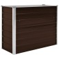 vidaXL Arriate de acero galvanizado marrón 100x40x77 cm vidaXL Arriate de acero galvanizado marrón 100x40x77 cm