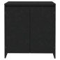 vidaXL Aparador de madera contrachapada negro 70x41x75 cm vidaXL Aparador de madera contrachapada negro 70x41x75 cm