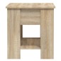 vidaXL Mesa de centro madera contrachapada roble Sonoma 101x49x52 cm