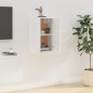 vidaXL Mueble para TV de pared blanco brillante 40x34,5x60 cm vidaXL Mueble para TV de pared blanco brillante 40x34,5x60 cm