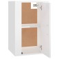 vidaXL Mueble para TV de pared blanco brillante 40x34,5x60 cm vidaXL Mueble para TV de pared blanco brillante 40x34,5x60 cm