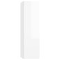 vidaXL Set de muebles de TV 6 pzas madera contrachapada blanco brillo