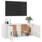 vidaXL Mueble para TV de pared blanco brillante 100x34,5x40 cm vidaXL Mueble para TV de pared blanco brillante 100x34,5x40 cm