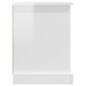 vidaXL Mueble de TV madera contrachapada blanco brillo 99,5x35,5x48 cm vidaXL Mueble de TV madera contrachapada blanco brillo 99,5x35,5x48 cm