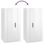 vidaXL Mueble para TV de pared blanco brillante 40x34,5x80 cm vidaXL Mueble para TV de pared blanco brillante 40x34,5x80 cm