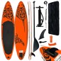 vidaXL Juego de tabla de paddle surf hinchable naranja 320x76x15 cm vidaXL Juego de tabla de paddle surf hinchable naranja 320x76x15 cm
