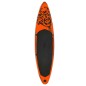 vidaXL Juego de tabla de paddle surf hinchable naranja 320x76x15 cm vidaXL Juego de tabla de paddle surf hinchable naranja 320x76x15 cm