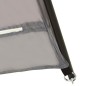 vidaXL Carpa para piscina de tela gris 590x520x250 cm