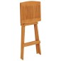 vidaXL Mesa y taburetes altos plegables 5 piezas madera maciza de teca vidaXL Mesa y taburetes altos plegables 5 piezas madera maciza de teca