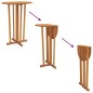 vidaXL Mesa y taburetes altos plegables 5 piezas madera maciza de teca vidaXL Mesa y taburetes altos plegables 5 piezas madera maciza de teca